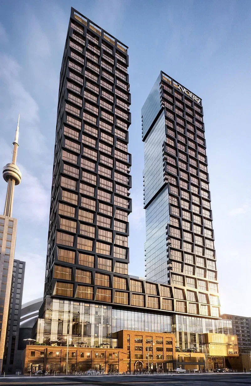 Toronto condominium towers near the CN Tower